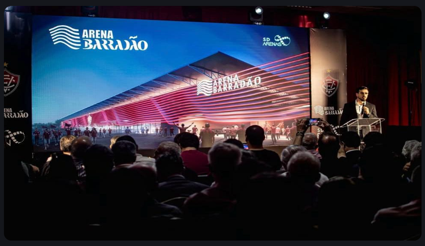 Vitória oficializa projeto da Arena Barradão; confira as imagens