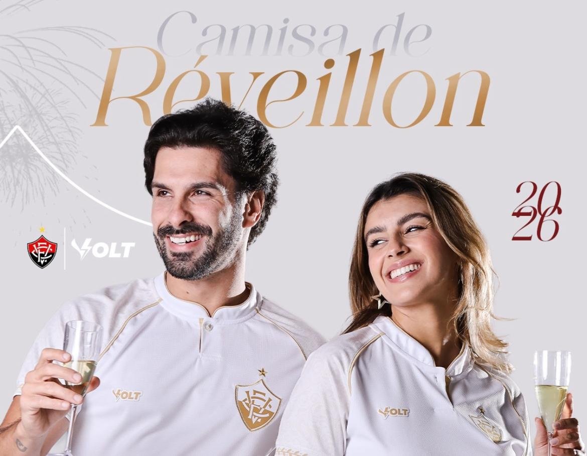 Vitória lança camisa para o Réveillon; veja