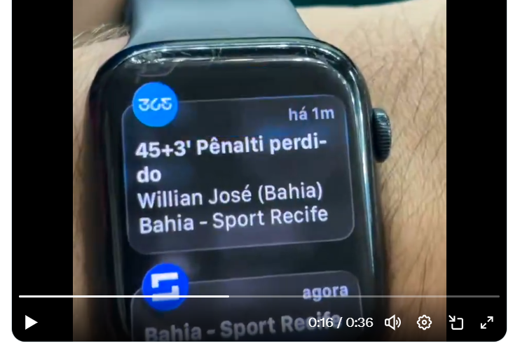 Aplicativo antecipa pênalti perdido em Bahia x Sport; Veja o vídeo que intrigou a internet
