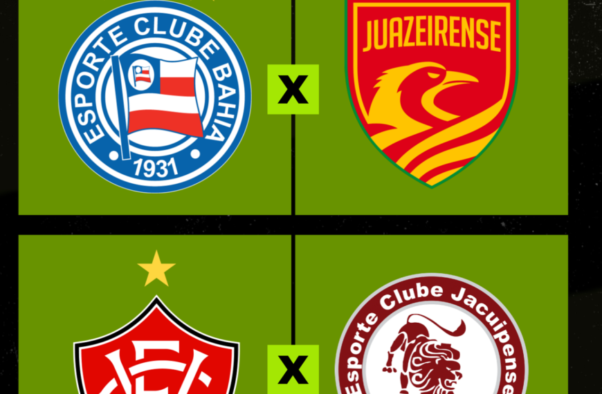 Semis e rebaixados definidos após última rodada do nosso Baianão; Confira