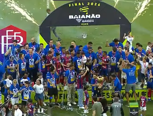 Bahia ganha Ba x Vi na Grande Final e é Campeão Baiano Invicto 🏆